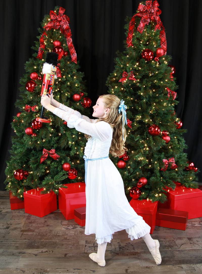 Woodlawn Arts Academy's three fundraiser performances of "The Nutcracker" are set for the weekend of Nov. 23 at Centennial Auditorium, Sterling. Here, Sammi Oyen portrays Clara.