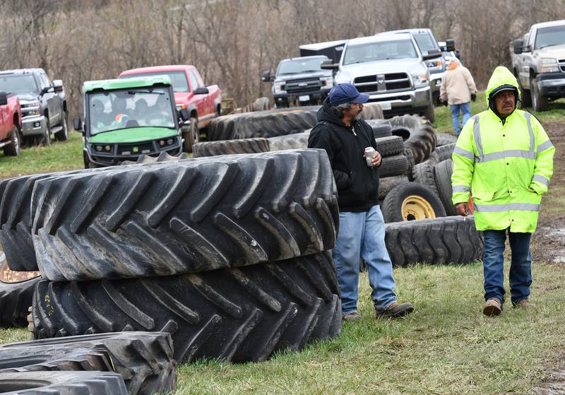 Tires of all sizes were just some of the auction items for sale at the Spring Hazelhurst Consignment Sale on Saturday, April 4, 2026.