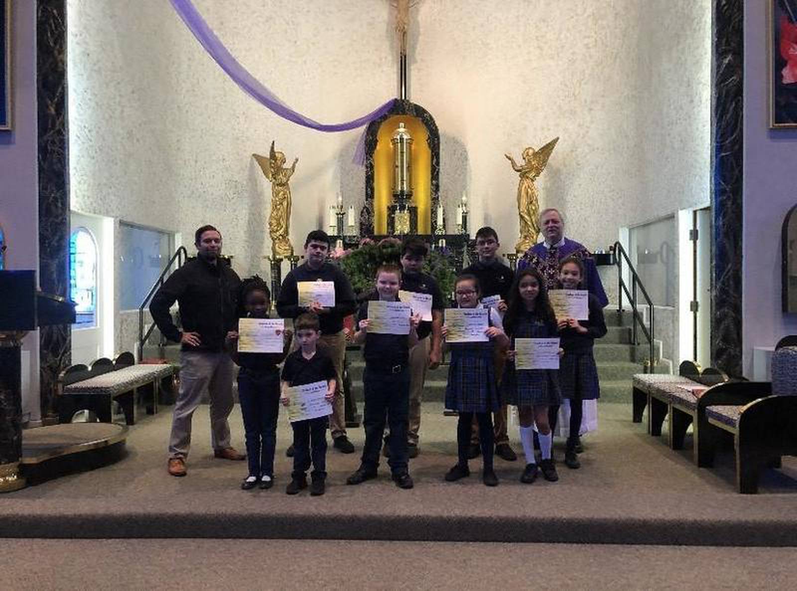 St. Mary Nativity in Joliet announces Students of the Month Shaw Local