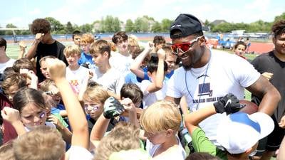 Photos: NFL Player Tyler Nubin returns to St. Charles