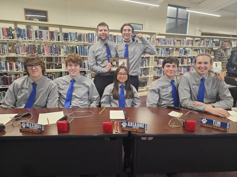 Princeton High School’s Varsity Scholastic Bowl Team competed at the Riverdale Early Season Tournament this past Saturday, winning second place out of 10 teams.