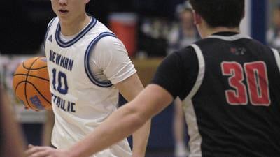 Photos: Newman takes on Erie-Phophetstown in Boys Basketball.