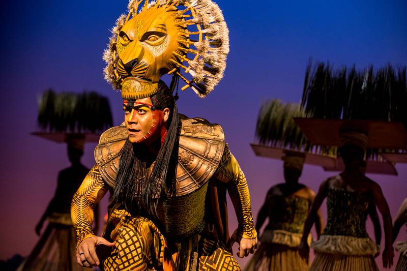 Gerald Ramsey as Mufasa in "The Lion King"