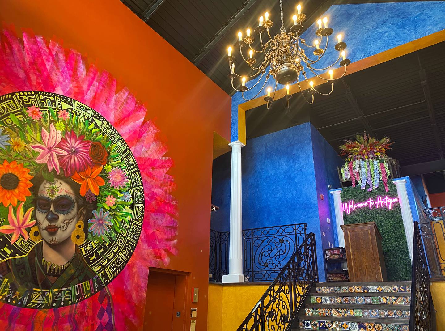 The vibe at Antigua Mexican Brunch and Grill is a wonderful melding of traditional Mexican restaurant elements with modern flair.