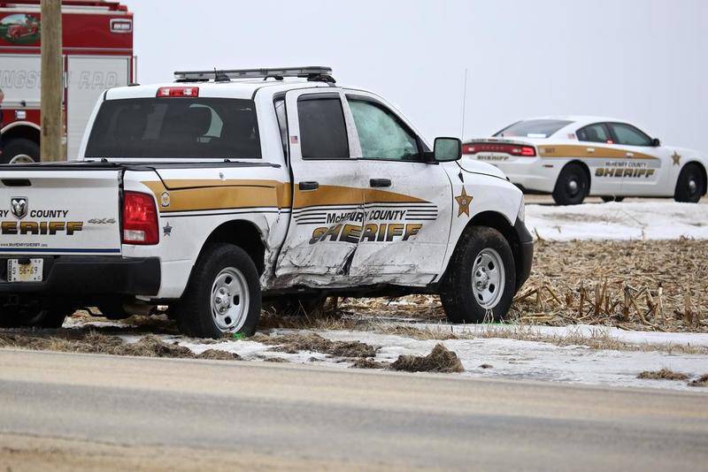 Woodstock woman taken to hospital after crash; McHenry County Sheriff's