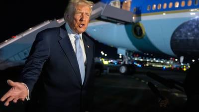 Trump says US may have discussions with Maduro as aircraft carrier arrives in Caribbean