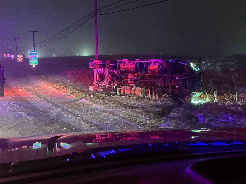 Woman dead in Harvard crash; slick roads factor in several other collisions in McHenry County 