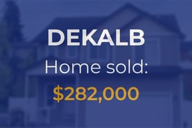 Single-family home sells in DeKalb for $282,000