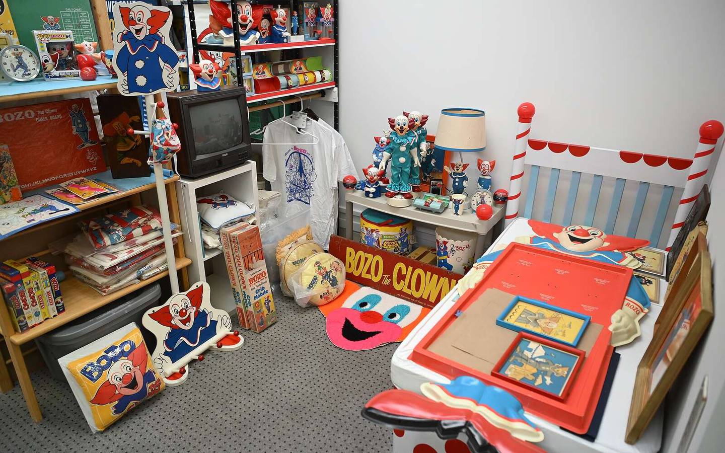 Tom Holbrook is moving his massive collection of Bozo related memorabilia to a space in downtown Elgin.