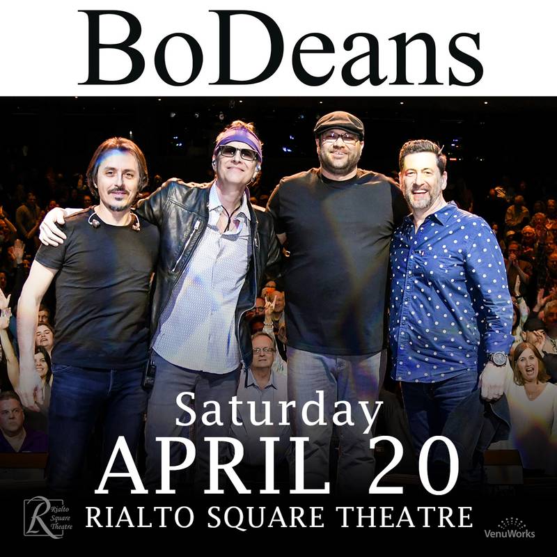 BoDeans, the popular 90s rock band, will perform at Rialto Square Theatre in Joliet on Saturday, April 20, 2024.