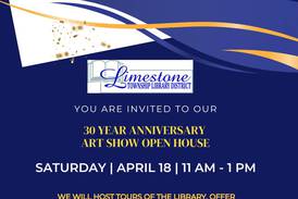 Limestone library celebrates 30 years with art show and open house