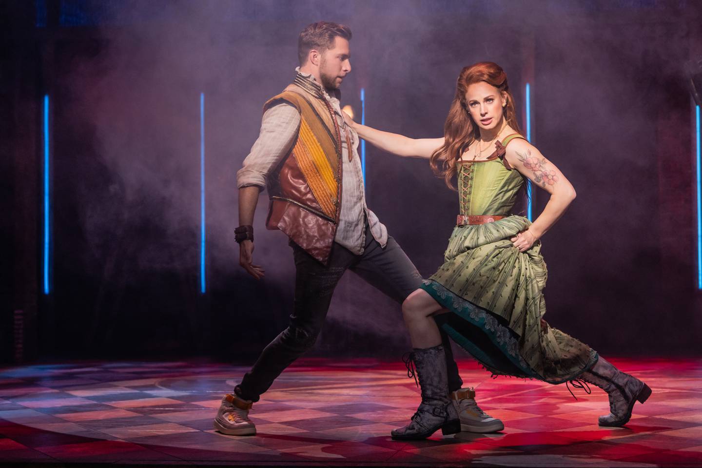 NWH-theater-PaulLockwood-Juliet-December2024-Corey Mach and Teal Wicks in the North American Tour of & JULIET - Photo Credit Matthew Murphy.jpg