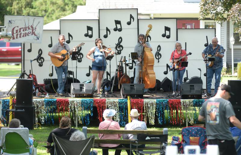 Grass Attack provided the music at German Valley Days on Saturday, July 19, 2025.