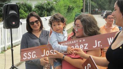 Street in Joliet renamed to honor Staff Sgt. Jose Duenez Jr. 