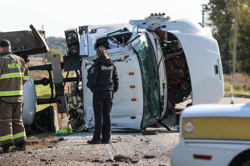 Driver hospitalized in singlevehicle crash in Marengo that causes