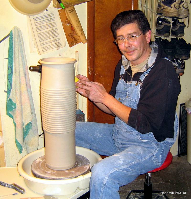 Joe Hadamick is a stoneware potter from Joliet. He will be participating in the Park Forest Art Fair on Sept. 16-17.