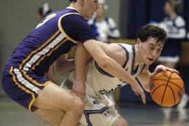 Photos: Newman battles Mendota in Conference Basketball