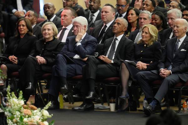 Former Democratic presidents remember the late Rev. Jesse Jackson during final public tribute