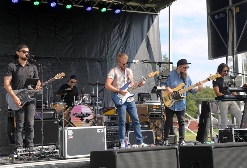 Birdchild performs at Yorkville's Hometown Days festival at Beecher Community Park at 908 Game Farm Road, Yorkville on Saturday, Aug. 30, 2025.