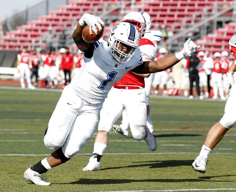 Former Oswego East player Tyran Bailey just became Aurora University's all-time leading rusher.