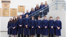 Bureau Valley High School inducts 16 students into National Honor Society 