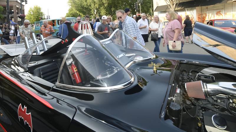 Though the Dynamic Duo was not seen, Batman and Robin dropped off the Batmobile to the delight of many Friday, June 16, 2023, during the annual Ottawa Cruise Night.