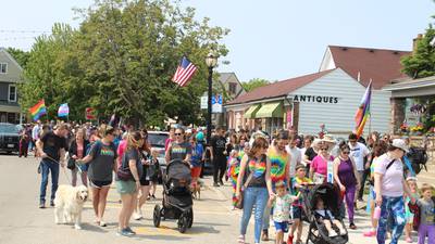 Photos: Downtown Crystal Lake pride walk 2025