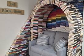 Bertolet Memorial Library in Leaf River unveils new book nook