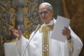 Pope Leo XIV celebrates first Mass as pope and calls his election both a cross and a blessing