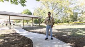 Dixon Eagle Scout hopeful completes church walkway project