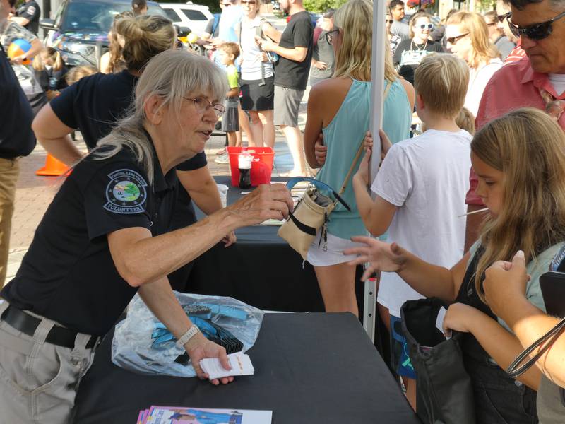 Crystal Lake's National Night Out event on Thursday, August 4, 2022, included food trucks, live music, first responder vehicles, and a dunk tank. The event is a great way to foster positive public outreach, said Illinois State Police Sgt. Aldo Schumann.