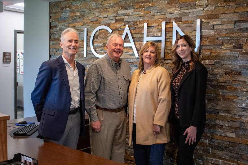 Starved Rock Country Community Foundation representatives met recently with Illinois Critical Access Hospital Network officials in Princeton. Pictured from left are SRCCF President Fran Brolley, SRCCF board member Michael Stutzke, ICAHN Executive Director Tracy Warner and ICAHN Director of Clinical Programs Michelle Hansen.