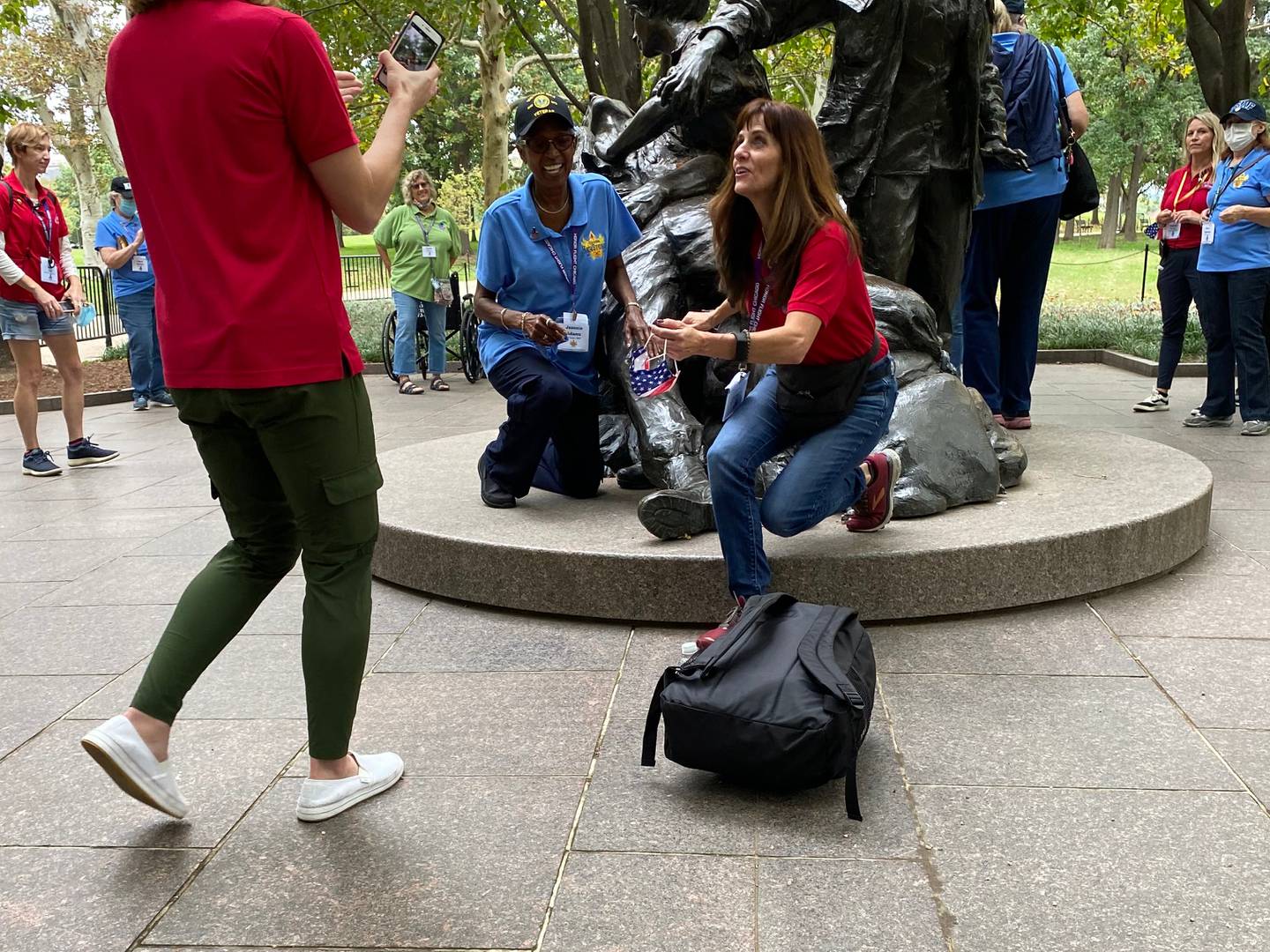 Operation HerStory at the Vietnam Women's Memorial in 2021.