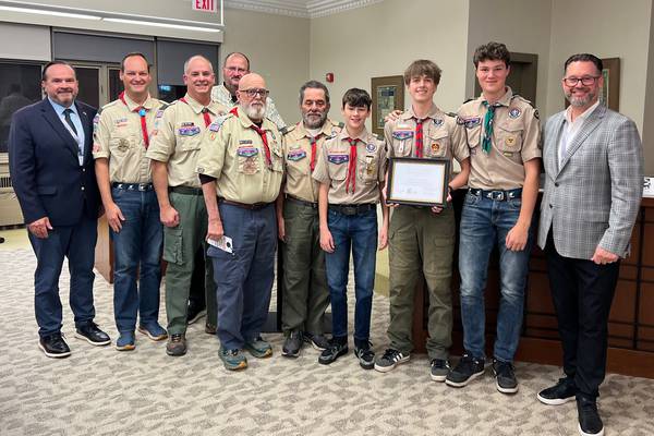 Ahead of 100-year anniversary, Scout Troop 13 presented ‘Spirit of St. Charles Award’