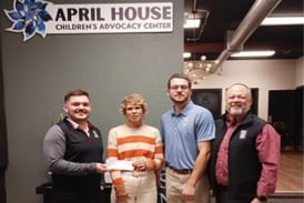Whiteside County Bar Association donates to April House Children’s Advocacy Center