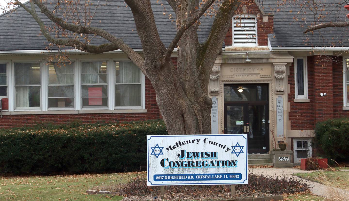 The McHenry County Jewish Congregation is a former school house in Ridgefield.