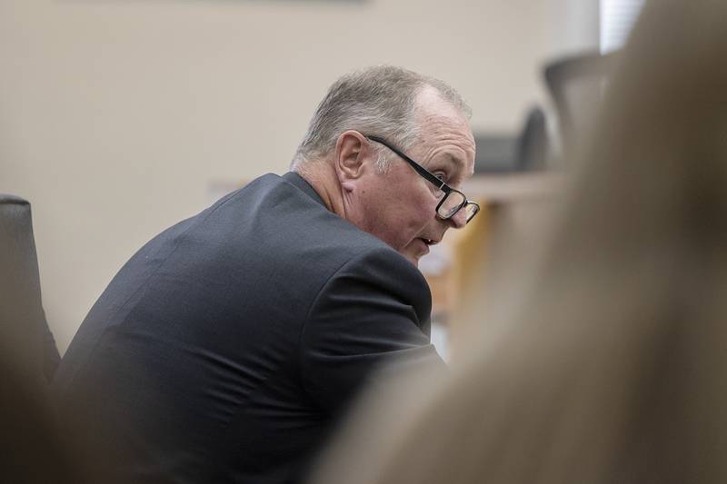 Defense attorney Joe Nack appears in Carroll County Court with client Matthew Herpstreith on Friday, June 13, 2025.