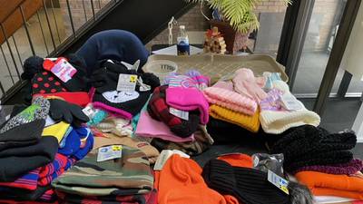Bertolet Memorial Library’s mitten tree is ready for donations