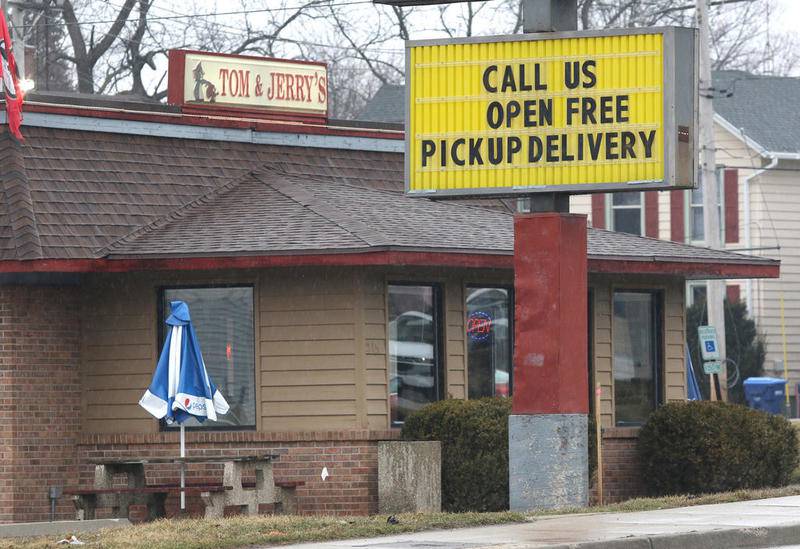 Tom & Jerry's Wednesday in DeKalb is pickup or delivery only during coronavirus closings.