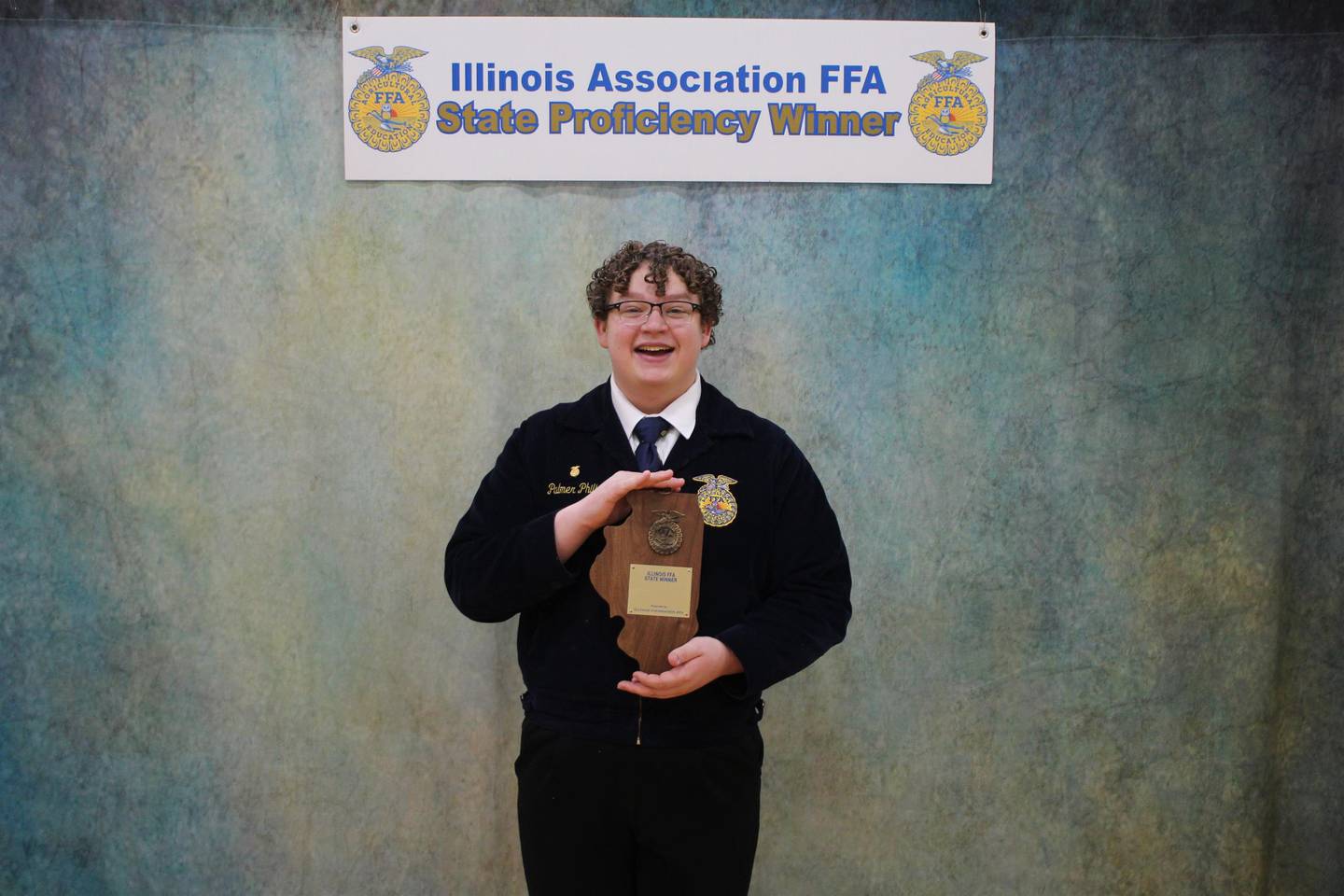 Palmer Phillis was named the State FFA Food Service and Ag Communications State Proficiency Award Winner.