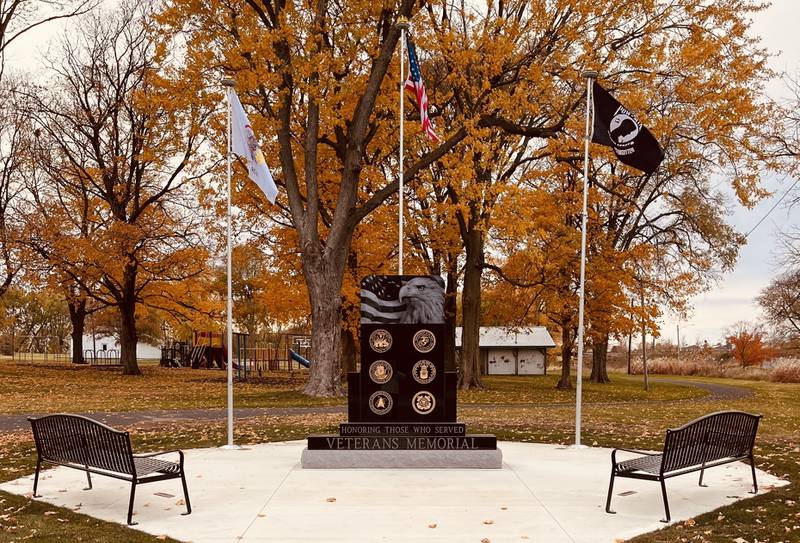 The Manlius Veterans Monument is completed and will be dedicated on Monday, May 25, 2026 at Mullin's Manlius Park during Memorial Day Services at 10 a.m.