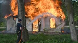 Oregon, Dixon, 3 other area fire departments hone their skills during practice fire on home