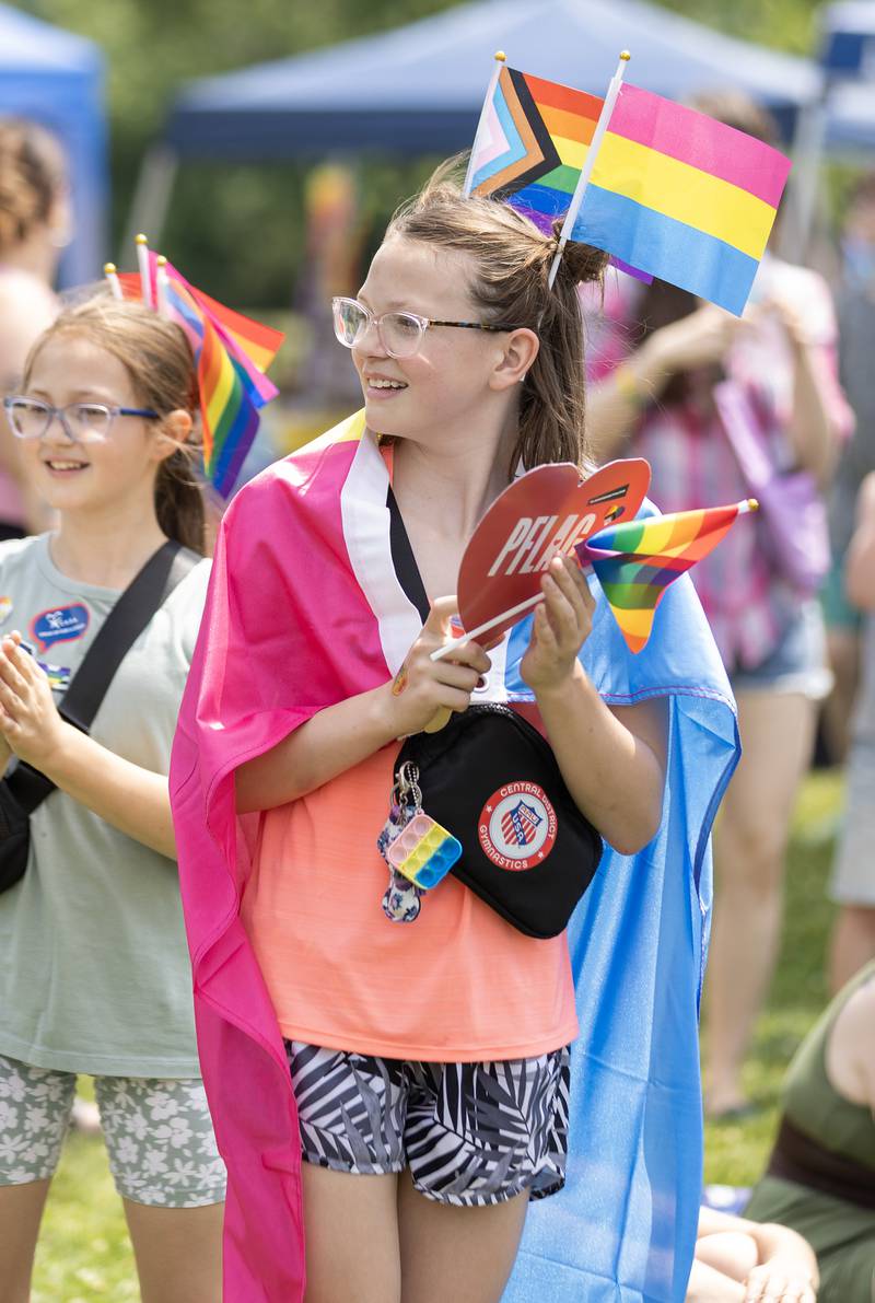 People of all ages enjoyed the drag show Saturday during Ottawa Family Pride Festival.