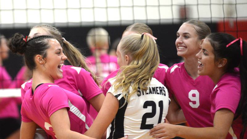 Fulton gets big NUIC South win over Eastland in Volley for the Cure match