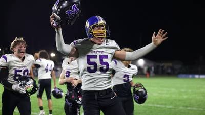 Photos: Manteno fends off Peotone in Rumble on Route 50 rivalry football game