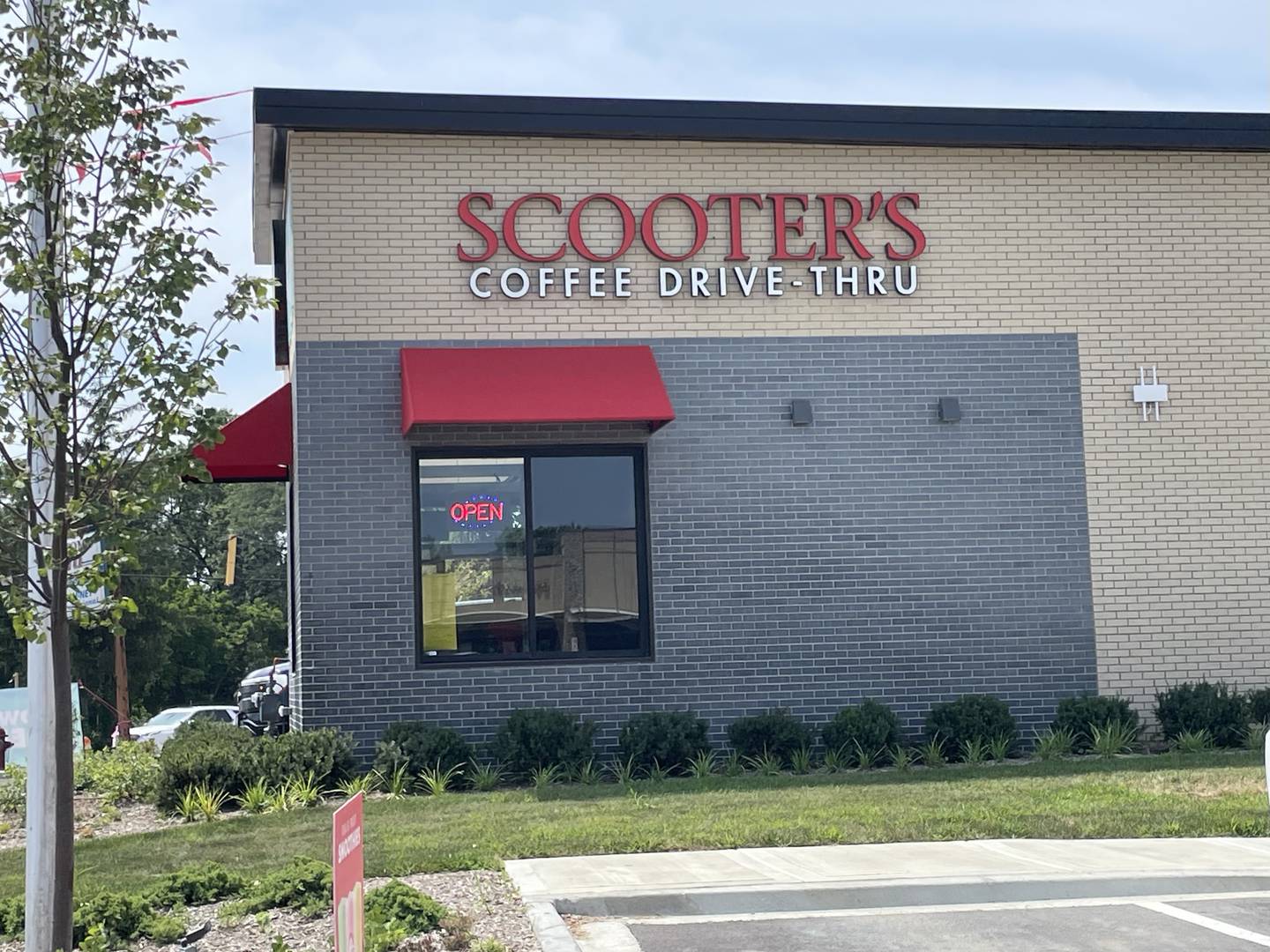 Scooter's Coffee Drive-Thru located in the Lockport Plaza at the intersection of 9th and 7th streets in Lockport on Aug. 7, 2025.