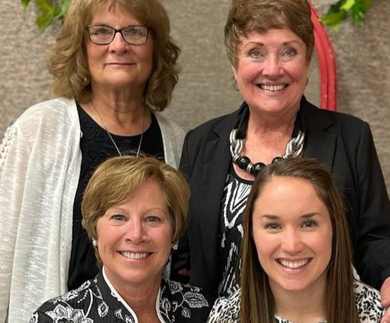 The Praise and Shine Gospel Concert will be performing at the Putnam Christian Church in Putnam at 3 p.m. on Sunday June 11. Members are (front row, from left) Vickie Holmes and Gwen Roseberg; and (back row) Beverly Odell and Marty Kiser There will be a free will offering. Refreshments will be served.