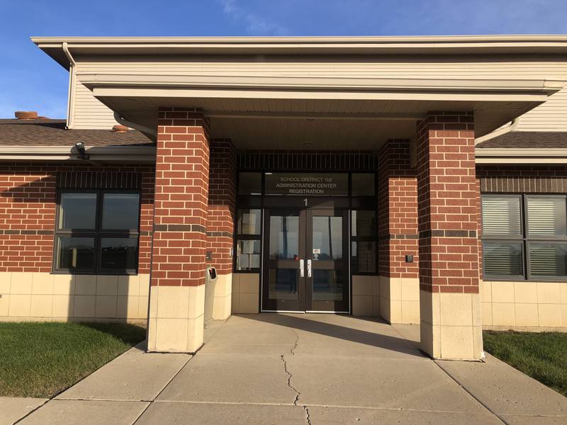 The Huntley Community School District 158 administration building