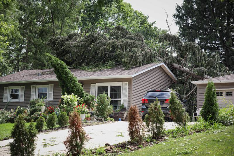 Cary Fire Protection District personnel responded to close to 100 calls after storms swept the area Aug. 16, 2025.