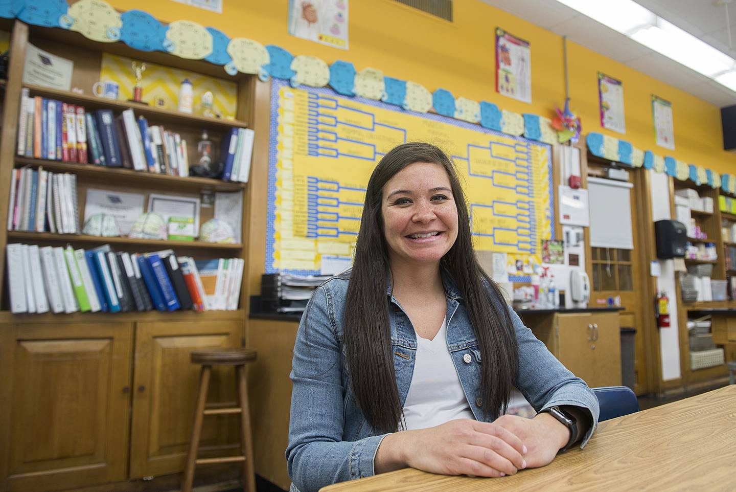 Through the Young Doctors League, Sterling High School science teacher Nicole Schlemmer is helping to prepare the next generation of medical professionals before they get to college. The league gathers once a month to meet with a different medical professional and gain inside perspective, advice, and exposure to jobs in the area.